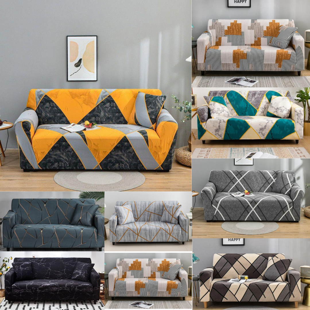Printed polycotton Sofa Covers (2 Seater)